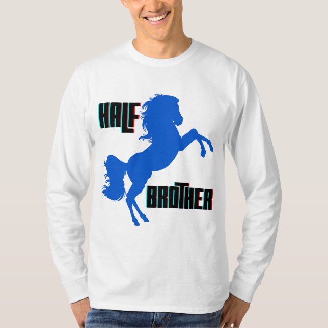 Camiseta Medio hermano de cría de caballos (Anverso)