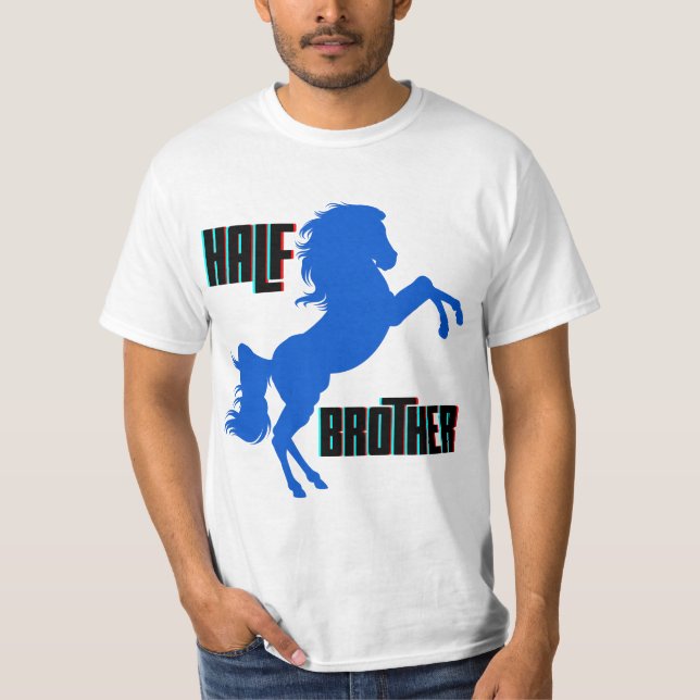 Camiseta Medio hermano de cría de caballos (Anverso)