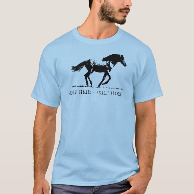 Camiseta Medio hombre - medio caballo (Anverso)
