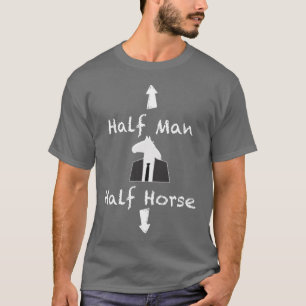 Camiseta Medio Hombre Medio Caballo Divertido chico
