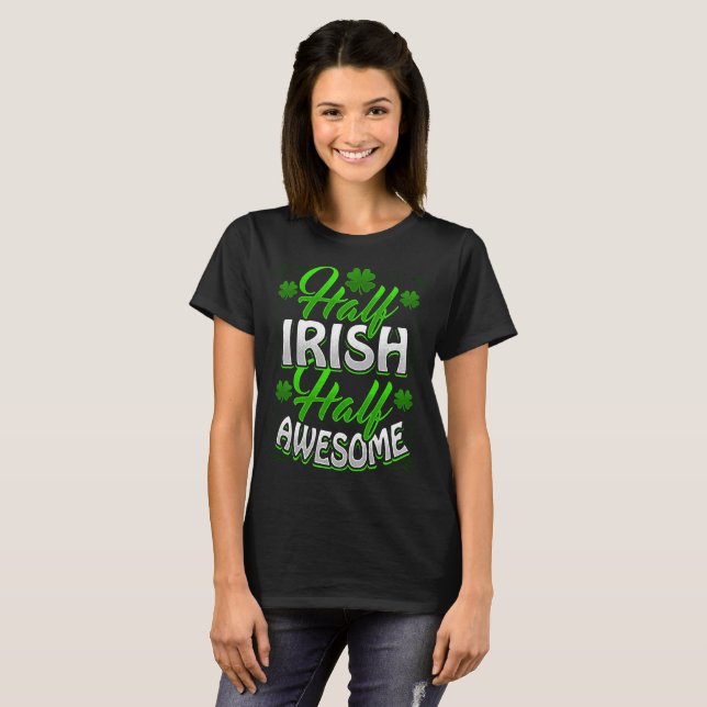 CAMISETA MEDIO IMPRESIONANTE A MEDIAS IRLANDÉS (Anverso completo)