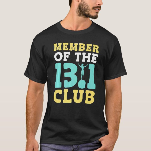 Camiseta Medio maratón corriendo 13 1 corredora (Anverso)