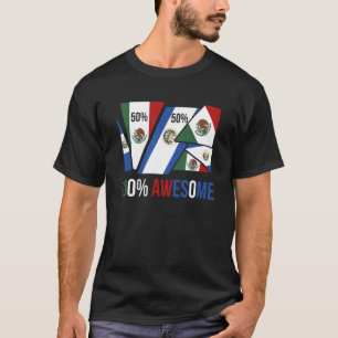 Camiseta Medio mexicano medio orgullo salvadoreño México El