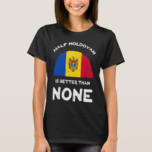 Camiseta Medio moldavo es mejor que ninguna república de mo (Anverso)