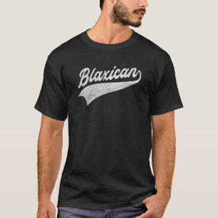 Camiseta Medio negro mitad mexicano-americano