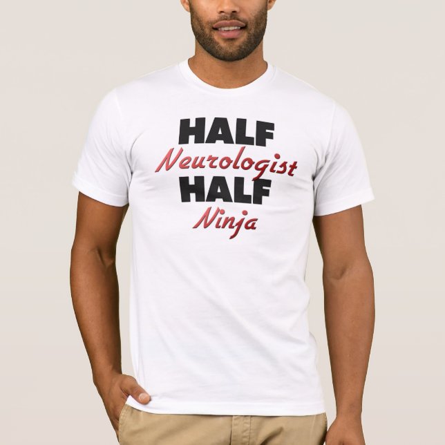 Camiseta Medio neurólogo medio Ninja (Anverso)