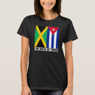 Camiseta Medio Patrimonio jamaiquino mitad cubano Jamaica &