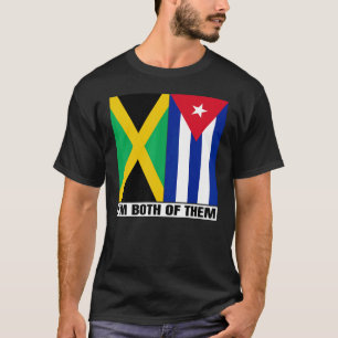 Camiseta Medio Patrimonio jamaiquino mitad cubano Jamaica &