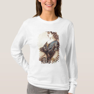 Camiseta Medio retrato de la longitud de una mujer