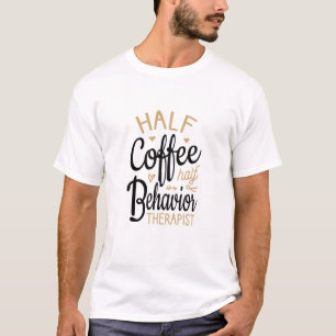 Camiseta Medio Terapia de Comportamiento Medio Café