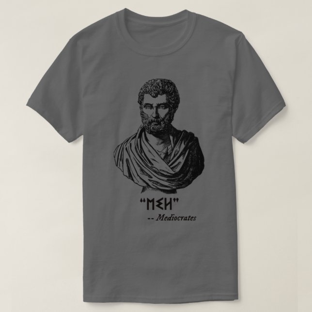 Camiseta Mediocrato (Diseño del anverso)