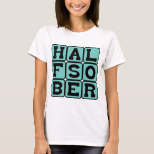 Camiseta Mediocremente sobrio, perspectiva pesimista