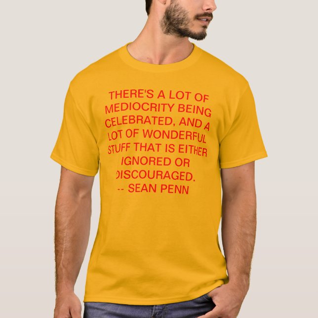 Camiseta mediocridad (Anverso)