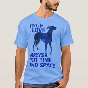 Camiseta Mediodía Blue Starry Night Sky Galaxy Greyhound
