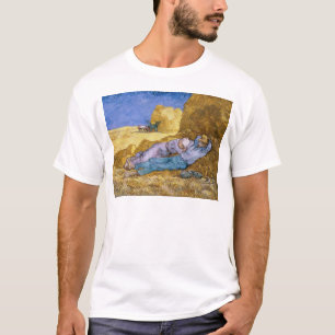 Camiseta Mediodía de Vincent van Gogh el , la siesta,