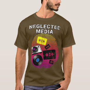 Camiseta Medios Abandonados Música de Cinta de Casete de lo