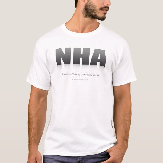 Camiseta Medios de NHA blancos con el logotipo