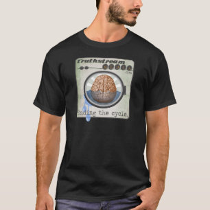 Camiseta Medios de Truthstream que lavan el cerebro el