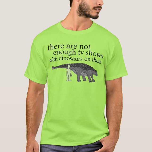 Camiseta medios del dinosaurio (Anverso)