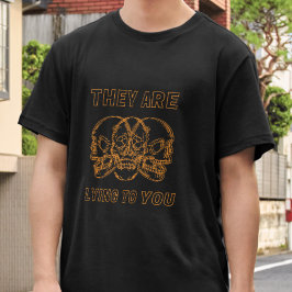 Camiseta Medios falsos contra la guerra