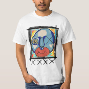 Camiseta Medios mixtos de Blue Guy