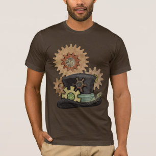 Camiseta Medios mixtos Steam Sass Steampunk