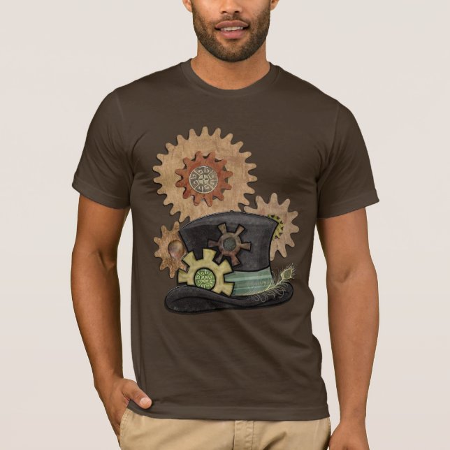 Camiseta Medios mixtos Steam Sass Steampunk (Anverso)