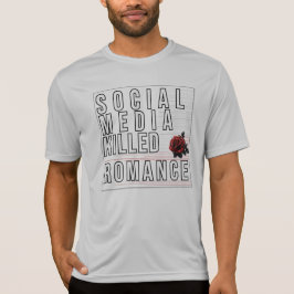 Camiseta Medios sociales matan romance