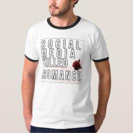 Camiseta Medios sociales matan romance