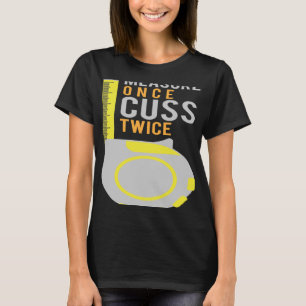 Camiseta Medir Una Vez Que El Trabajador De Construcción De