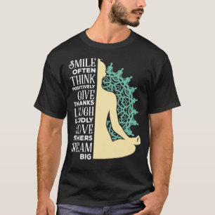 Camiseta Meditación budista del yoga cita budismo zen