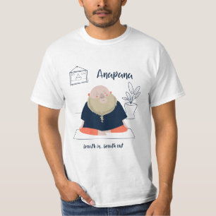 Camiseta Meditación De Anapana Respira En Vipassana