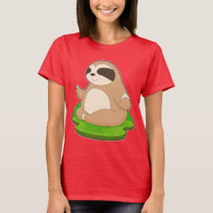 Camiseta Meditación de la gimnasia de yoga en eslogan