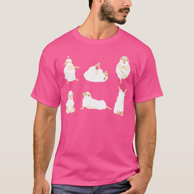 Camiseta Meditación de relajación de postura corporal de po (Anverso)