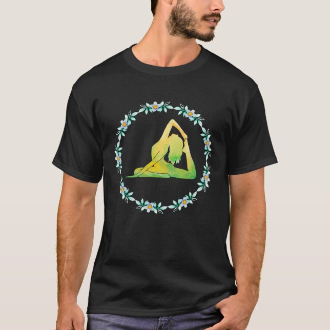 Camiseta Meditación de yoga Chakras Om Zen Namaste Mujeres  (Anverso)