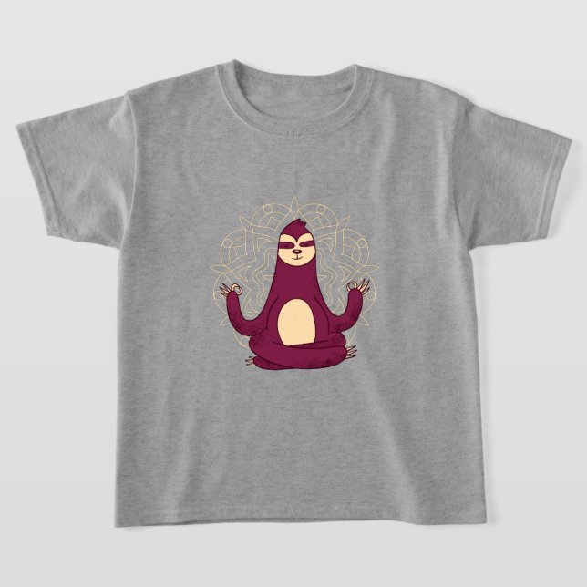 Camiseta Meditación de yoga esloveno adorable (Distribución)