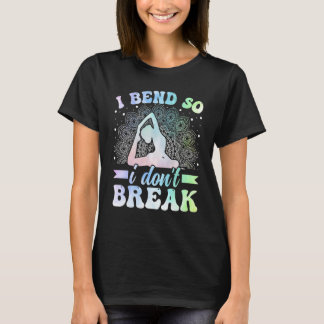 Camiseta Meditación de Yoga - Me Doblo Para No Romper Zen