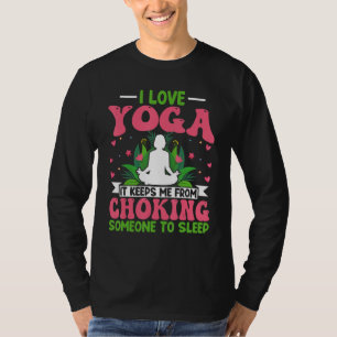 Camiseta Meditación de Yoga - Me encanta la flor de loto ze
