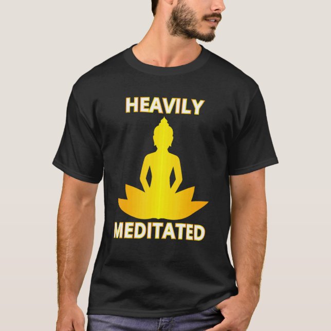 Camiseta Meditación de yoga muy meditada Guerrero espiritua (Anverso)