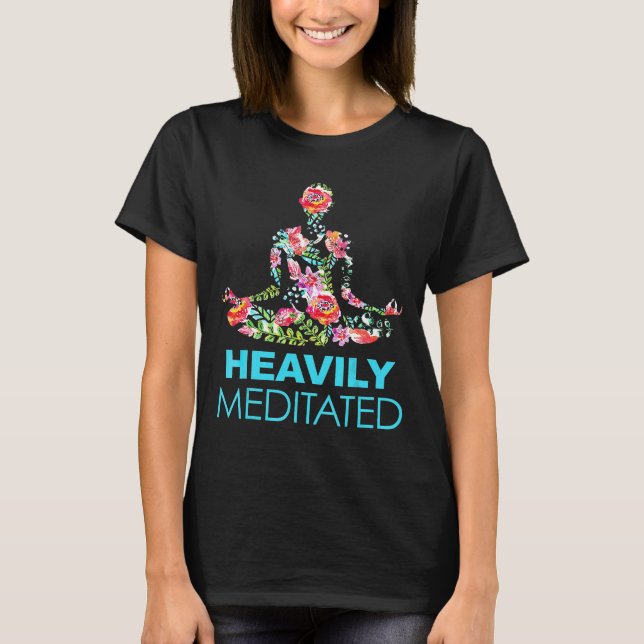 Camiseta Meditación de yoga muy meditada T-S (Anverso)