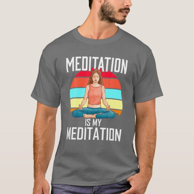 Camiseta Meditación de yoga Namaste Yogi Meditar espiritual (Anverso)