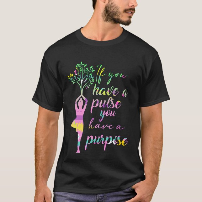 Camiseta Meditación de yoga que tienes impulso con el propó (Anverso)
