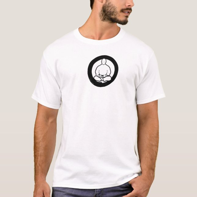 Camiseta Meditación del círculo del zen (Anverso)