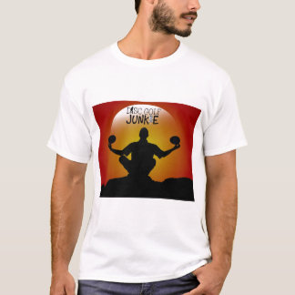 Camiseta Meditación del drogadicto del golf del disco