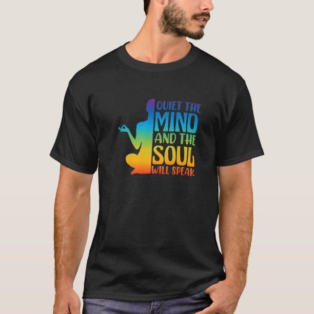 Camiseta Meditación del yoga Cuerpo espiritual Chakra Energ (Anverso)