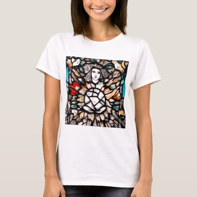 Camiseta Meditación en colores. (Anverso)