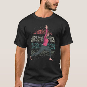 Camiseta Meditación espiritual del retro Mandala Yogi Budis