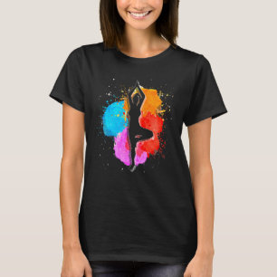 Camiseta Meditación Espiritual Namaste Yogi Budista Colorid
