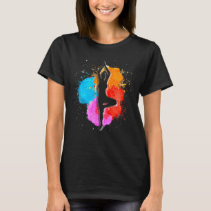 Camiseta Meditación Espiritual Namaste Yogi Budista Colorid