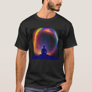 Camiseta Meditación Iluminación Yoga espiritual trascendent